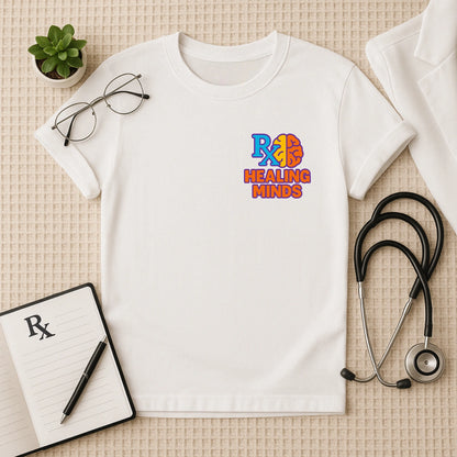 Rx Healing Minds – Mental Health Awareness Doctor T-shirt