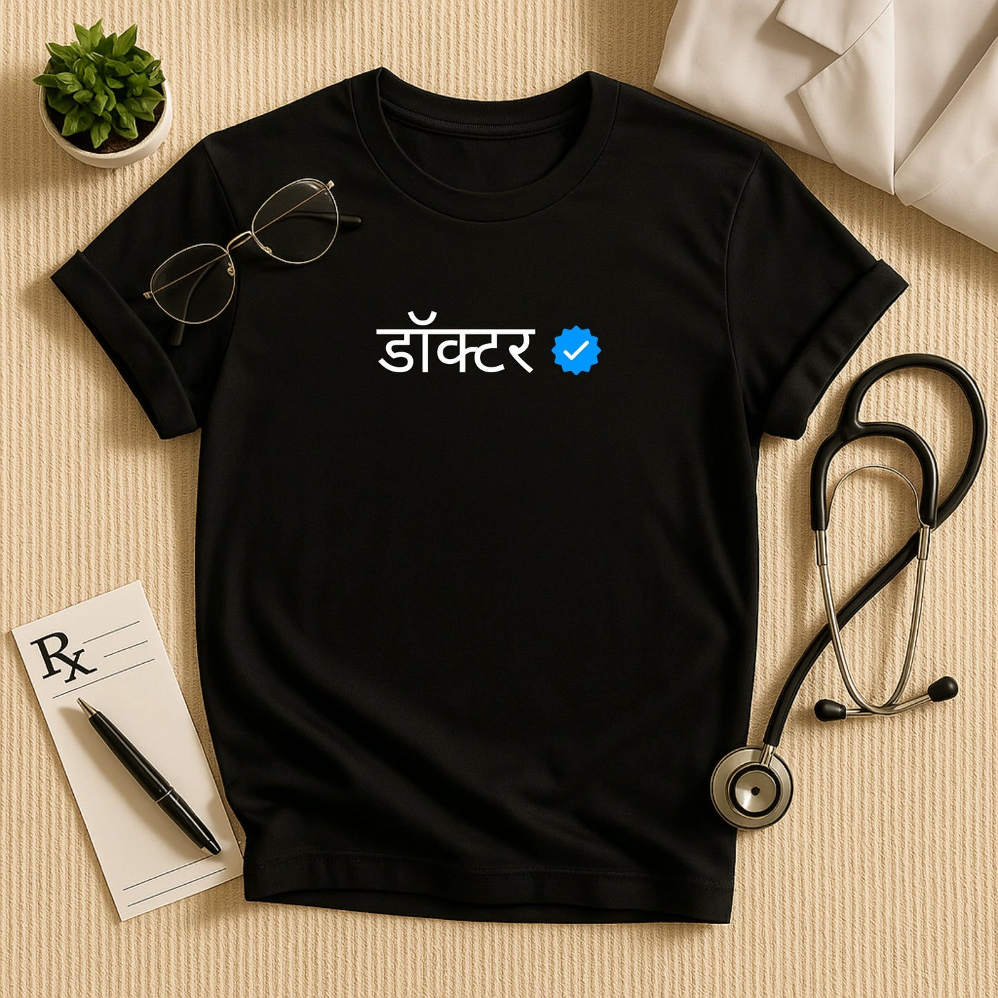 डॉक्टर ✅ Verified Doctor T-Shirt (Hindi)