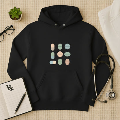 Pastel Pills Aesthetic Doctor Hoodie - Minimalist