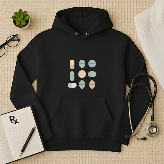 Pastel Pills Aesthetic Doctor Hoodie - Minimalist