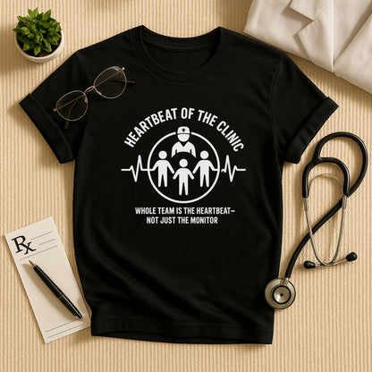 Heartbeat of the Clinic T-Shirt | Unisex Tee for Healthcare Workers