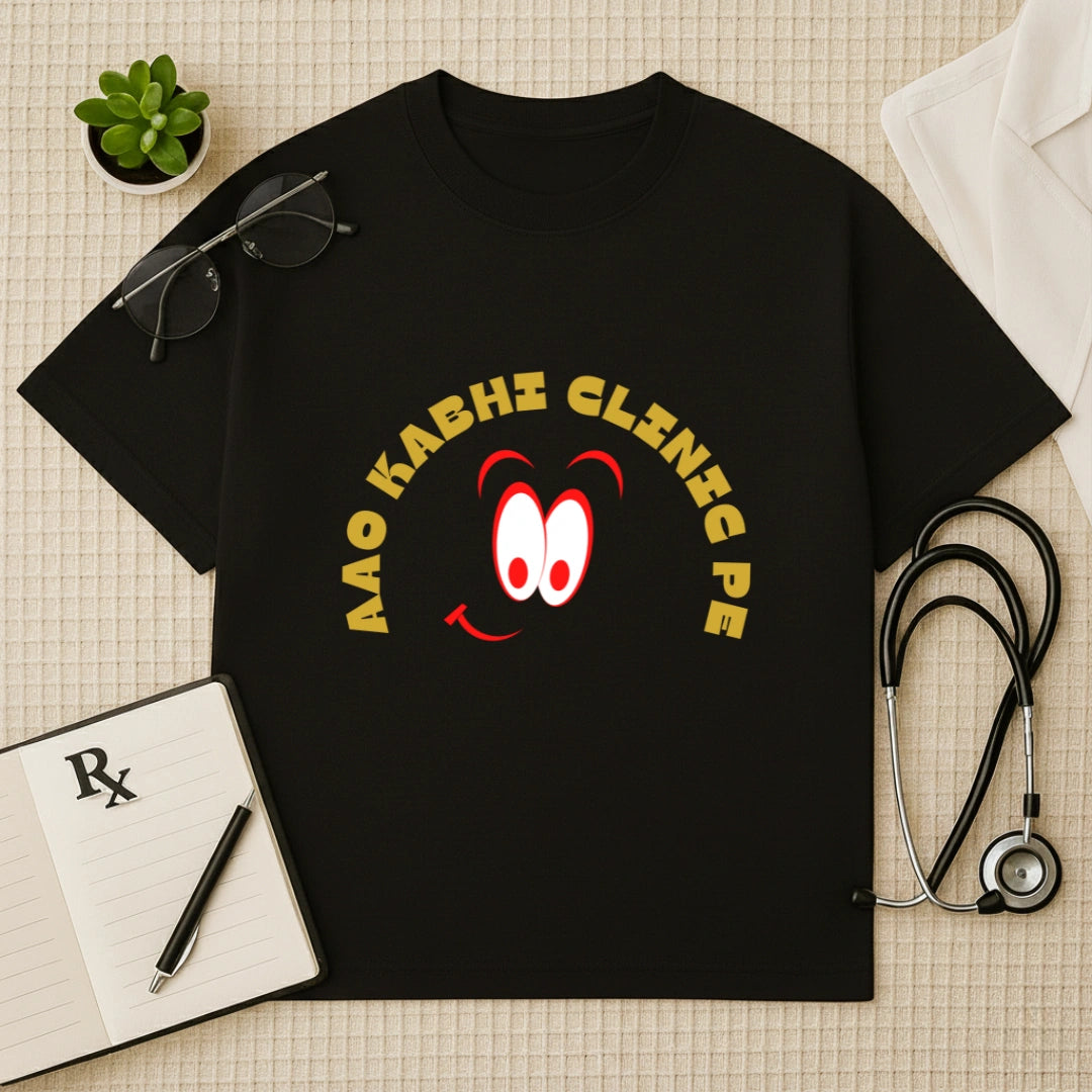Aao Kabhi Clinic Pe Oversized Tee