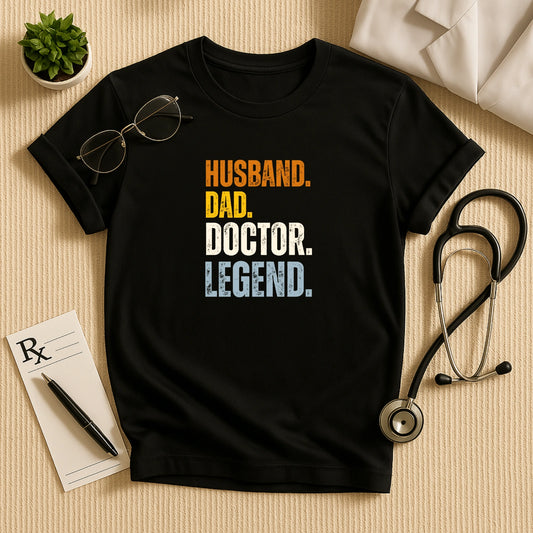 Husband Dad Doctor Legend – Men’s Doctor T-shirt