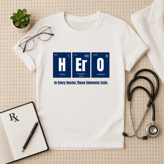 HERO Doctor T-Shirt: Healing, ER, Oathkeeper Tee