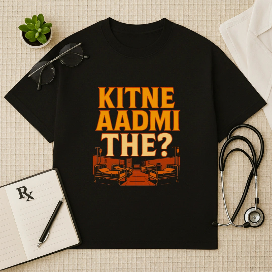 Kitne Aadmi The? Oversized T-shirt