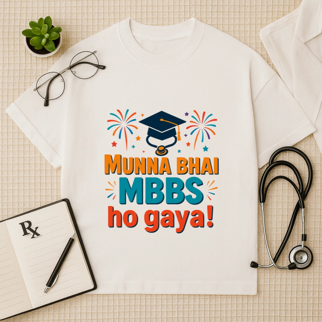 Munna Bhai MBBS Graduation Oversized T-Shirt
