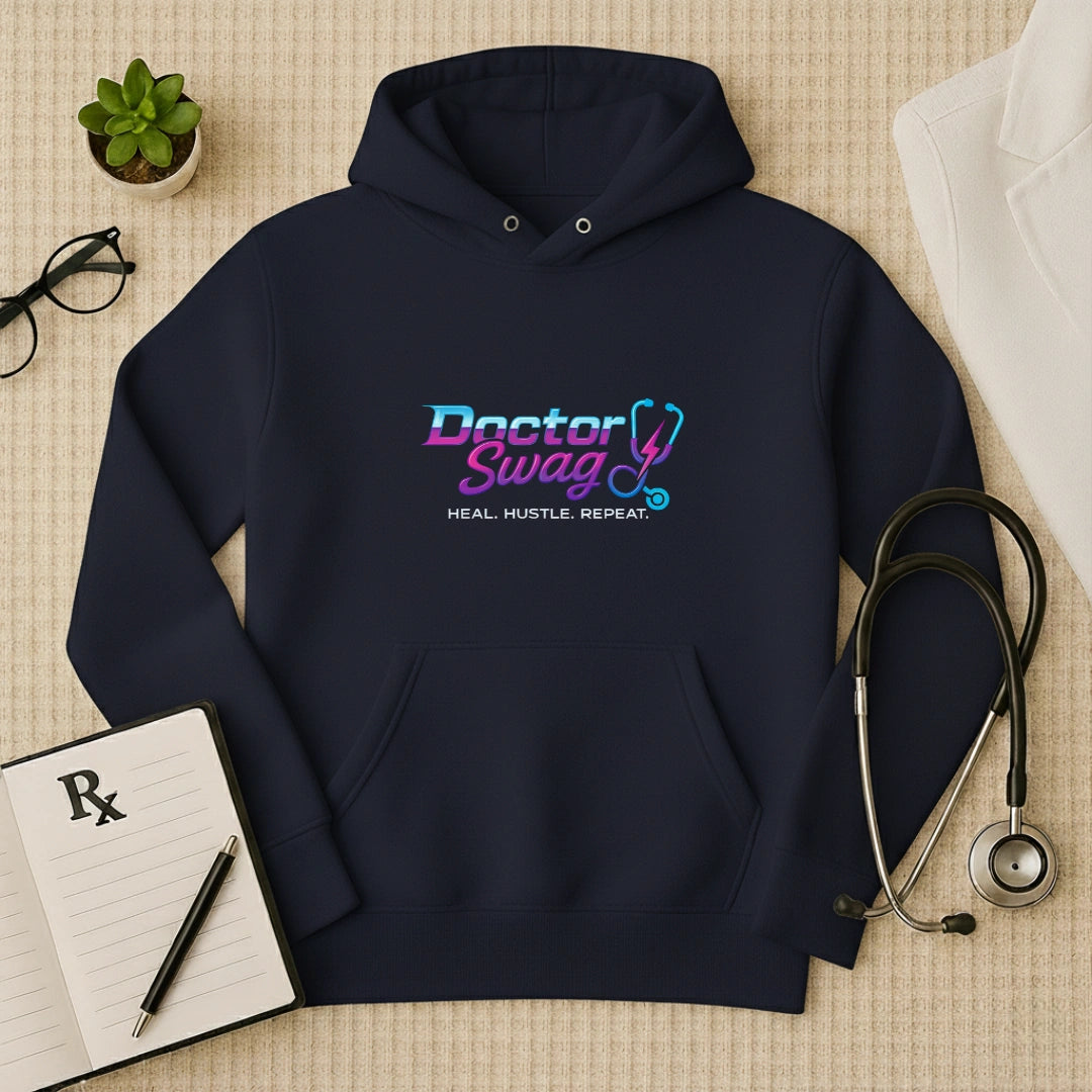 Doctor Swag "Heal. Hustle. Repeat." Premium Hoodie