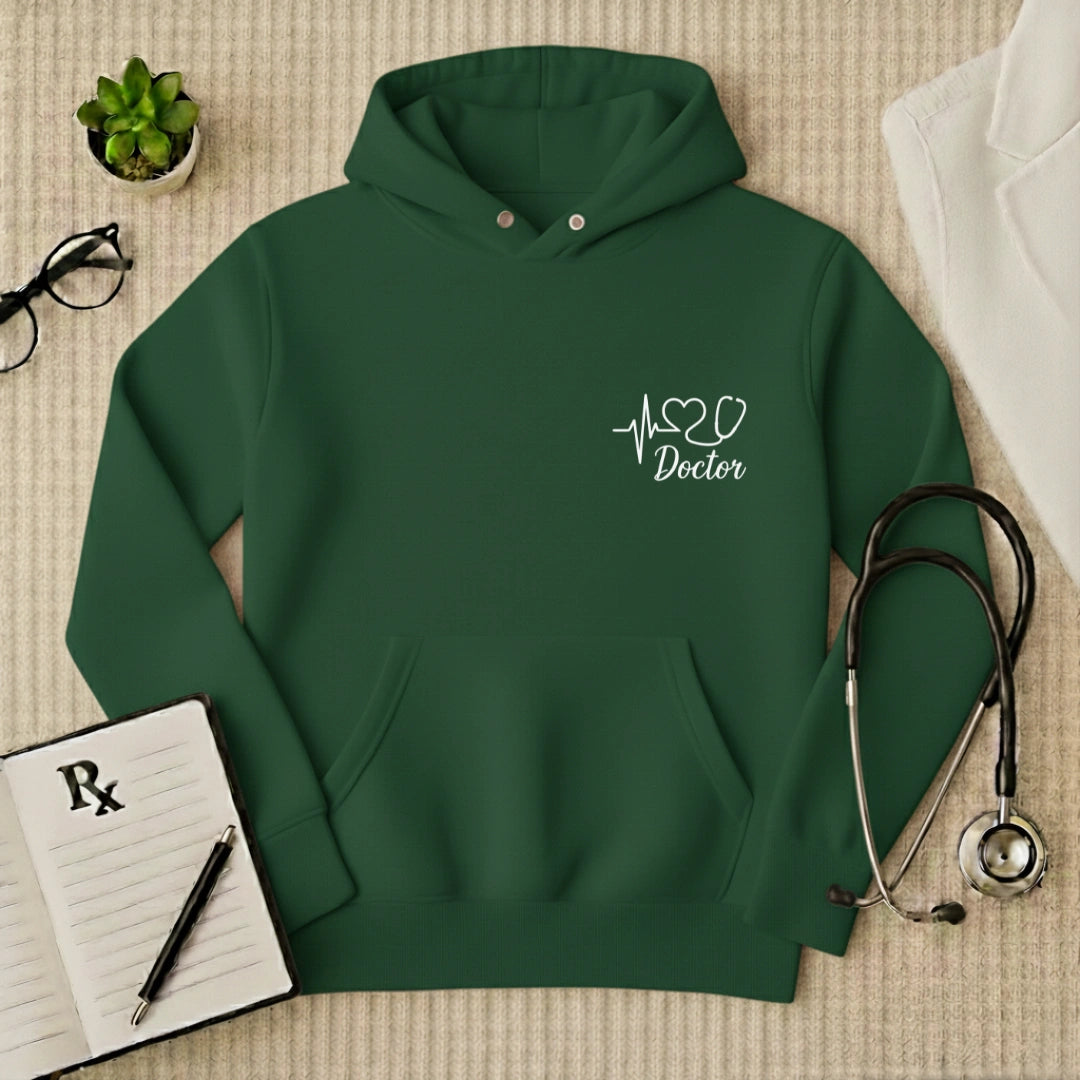 Stethoscope Heartbeat Premium Medical Professional Hoodie