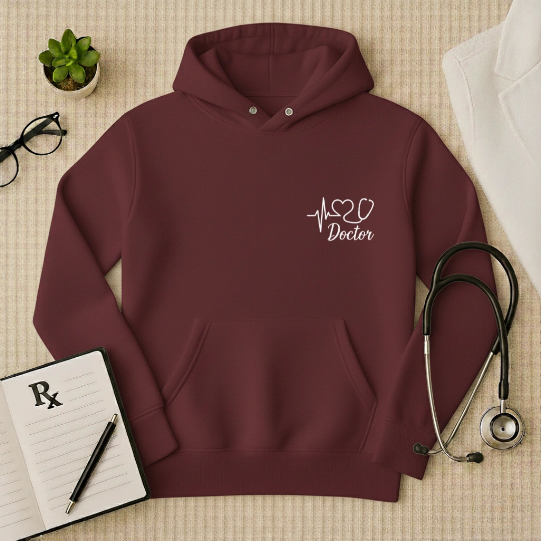 Stethoscope Heartbeat Premium Medical Professional Hoodie
