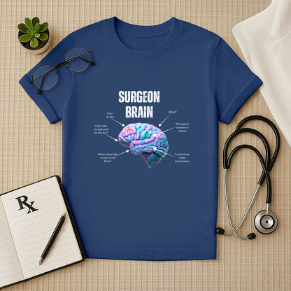 Surgeon Brain Funny Anatomy Doctor T-Shirt