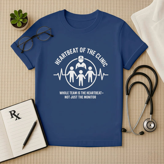 Heartbeat of the Clinic T-Shirt | Unisex Tee for Healthcare Workers