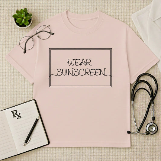 Wear Sunscreen Oversized T-Shirt