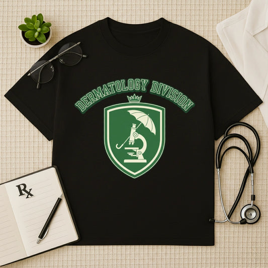 Dermatology Division Shield Oversized T-Shirt