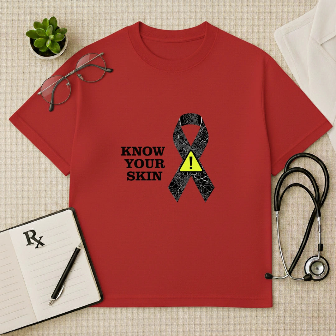 Know Your Skin Awareness Oversized Tee