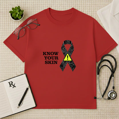 Know Your Skin Awareness Oversized Tee