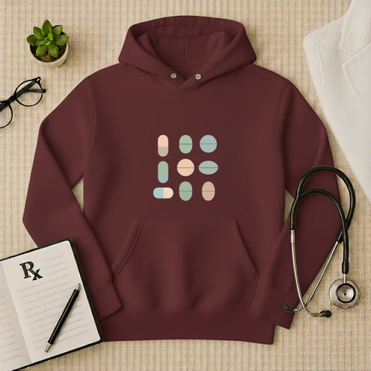 Pastel Pills Aesthetic Doctor Hoodie - Minimalist