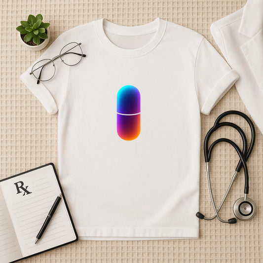 Gradient Digital Pill Doctor T-Shirt