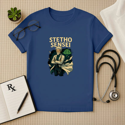 Stetho Sensei – Anime-Inspired Doctor T-shirt for Medical Pros