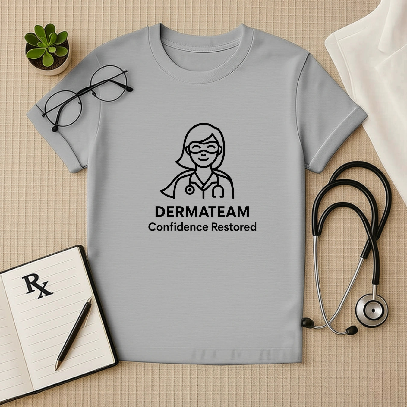 Derma Team Confidence Restored T-Shirt | Unisex Dermatologist Tee