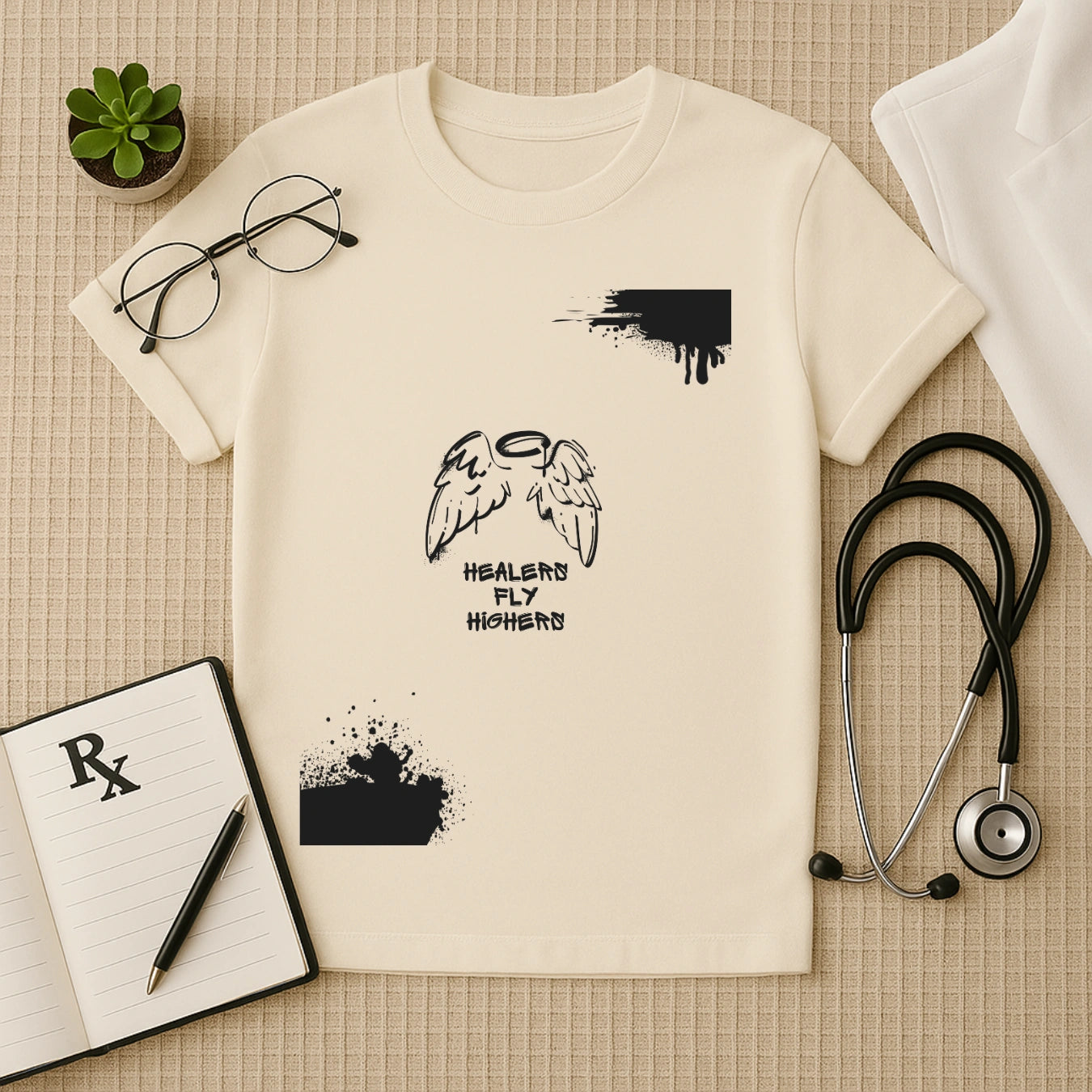 Healers Fly Higher – Motivational Doctor T-shirt for Medical Pros