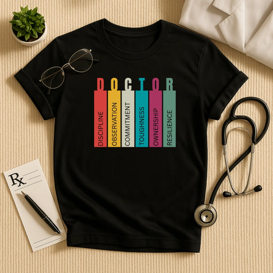 DOCTOR Acronym T-Shirt | Medical Inspiration Tee