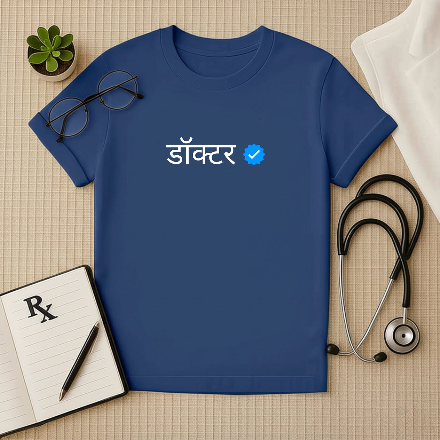 डॉक्टर ✅ Verified Doctor T-Shirt (Hindi)