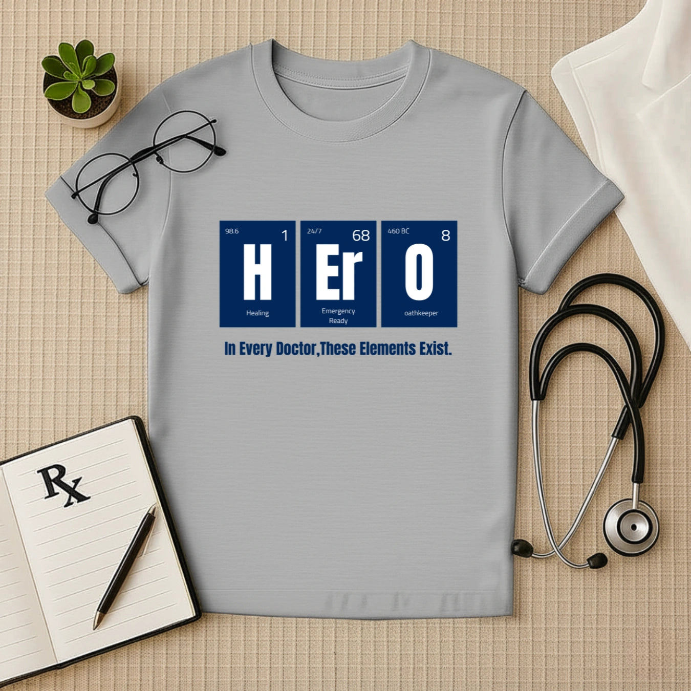 HERO Doctor T-Shirt: Healing, ER, Oathkeeper Tee
