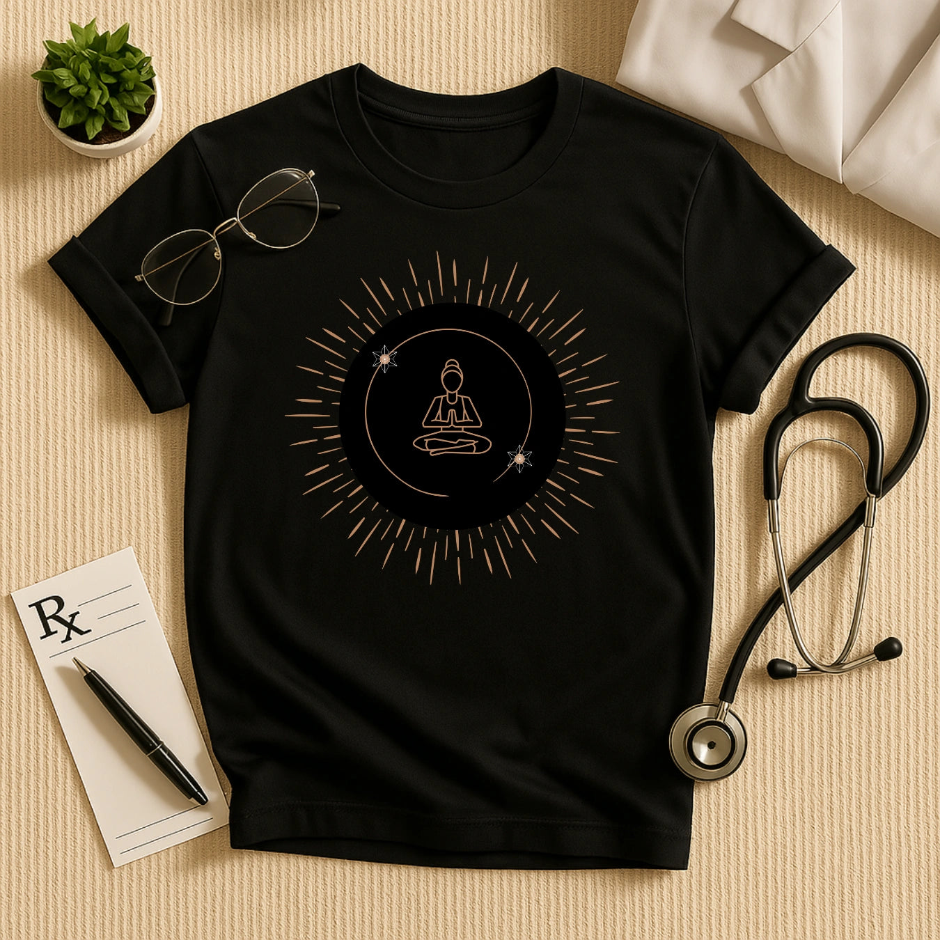 Centered Meditation Aura T-Shirt