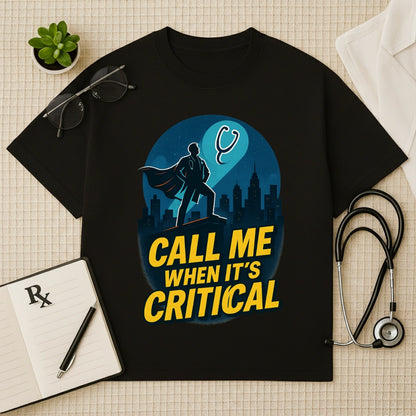 "Critical" Superhero Doctor Oversized T-Shirt