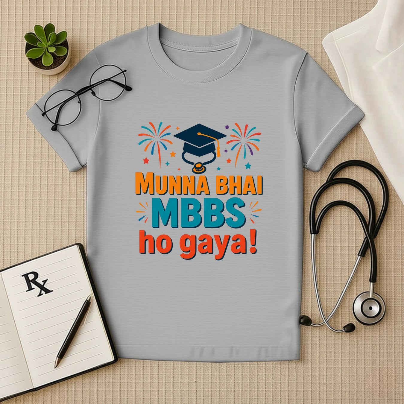 Munna Bhai MBBS Ho Gaya! – Graduation Celebration Unisex T-shirt