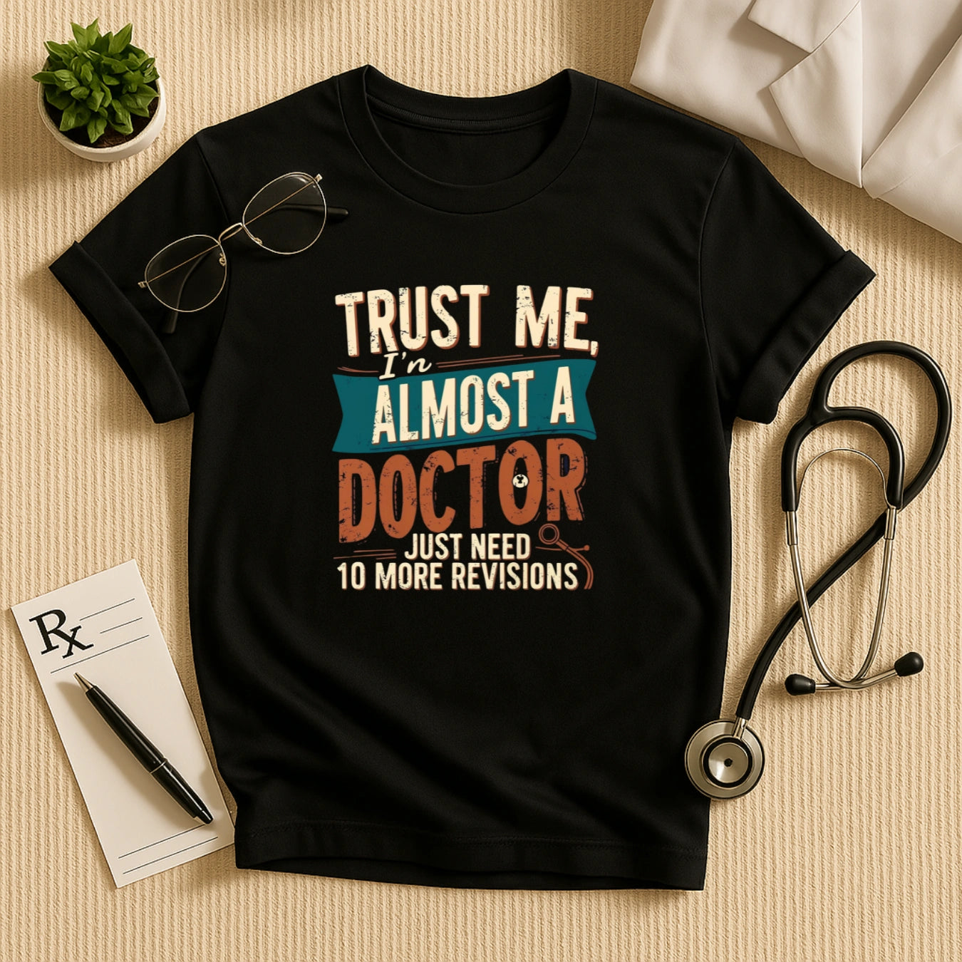 Just Need 10 More Revisions - Almost A Doctor Unisex T-Shirt