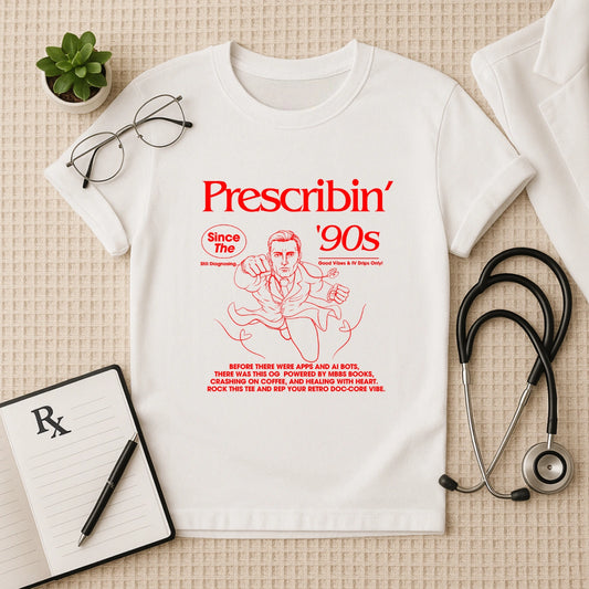 Retro Medico Tee - Prescribin' Since The '90s Doctor Unisex T-Shirt