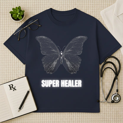 "Super Healer" Butterfly Doctor Oversized T-Shirt