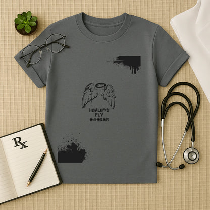 Healers Fly Higher – Motivational Doctor T-shirt for Medical Pros
