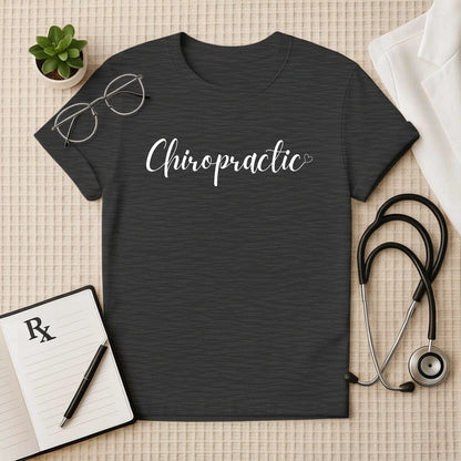 Chiropractic with Heart: Elegant Doctor T-Shirt