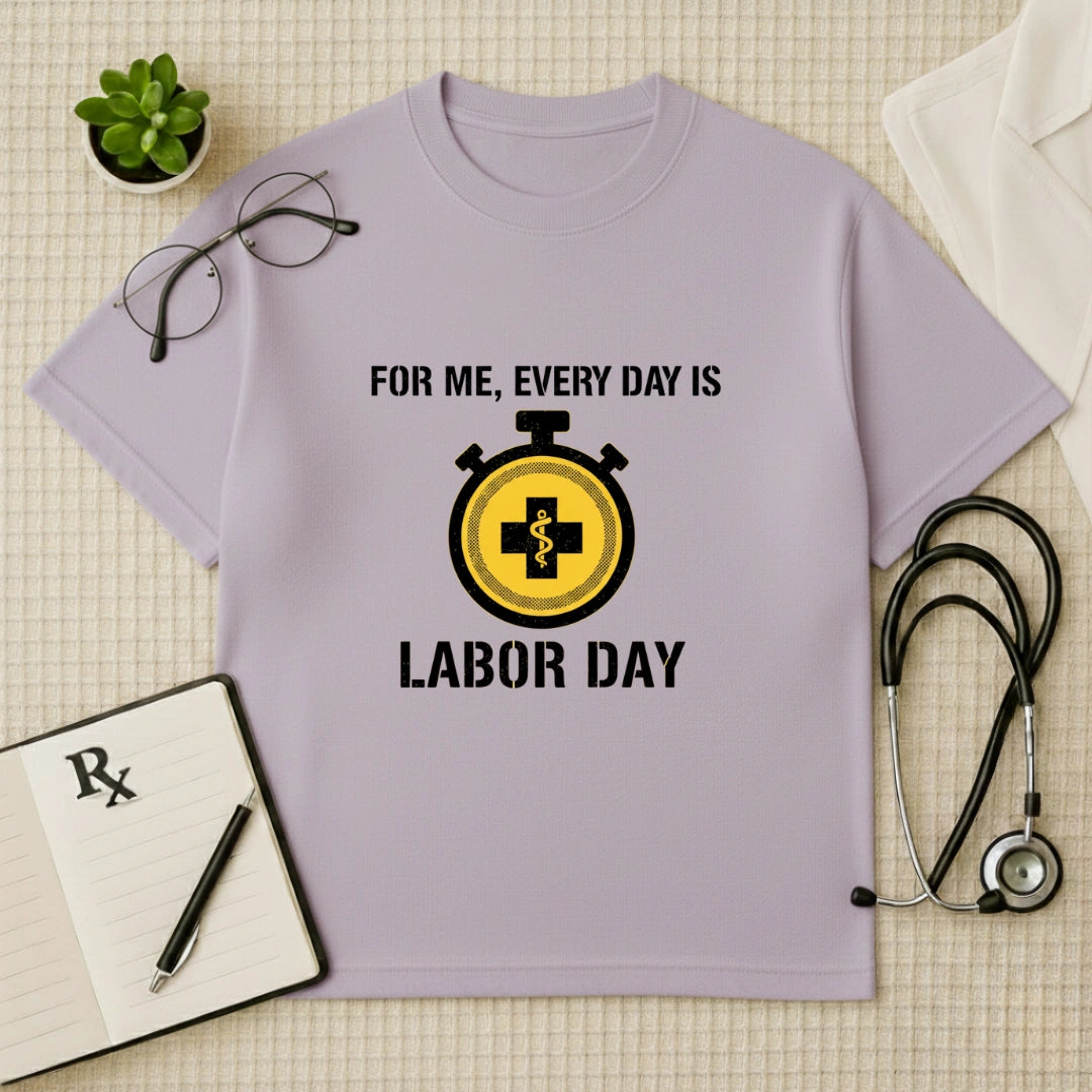 Every Day Is Labor Day Oversized Tshirt