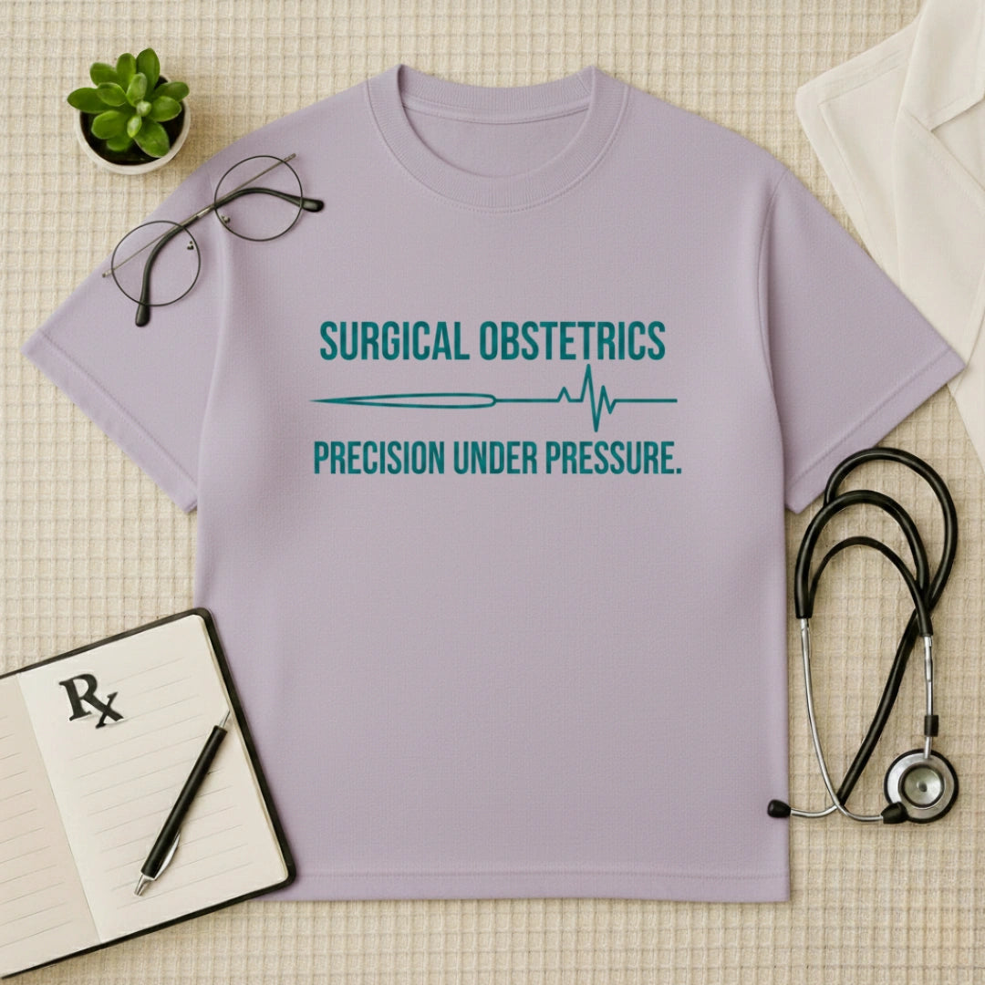 Surgical Obstetrics T-shirt: Precision Under Pressure
