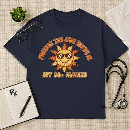 Retro Sun Protect Oversized T-Shirt