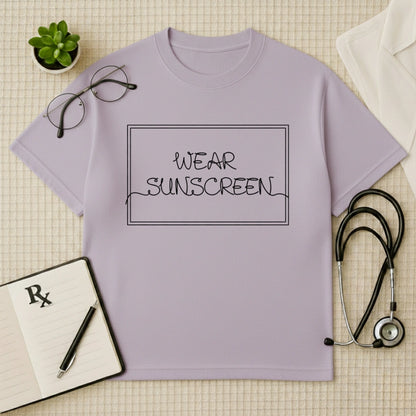 Wear Sunscreen Oversized T-Shirt