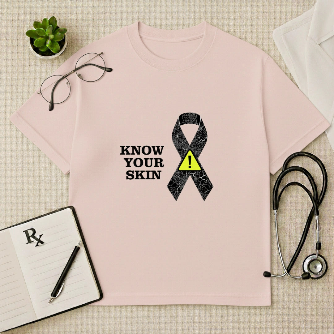 Know Your Skin Awareness Oversized Tee