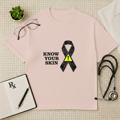 Know Your Skin Awareness Oversized Tee