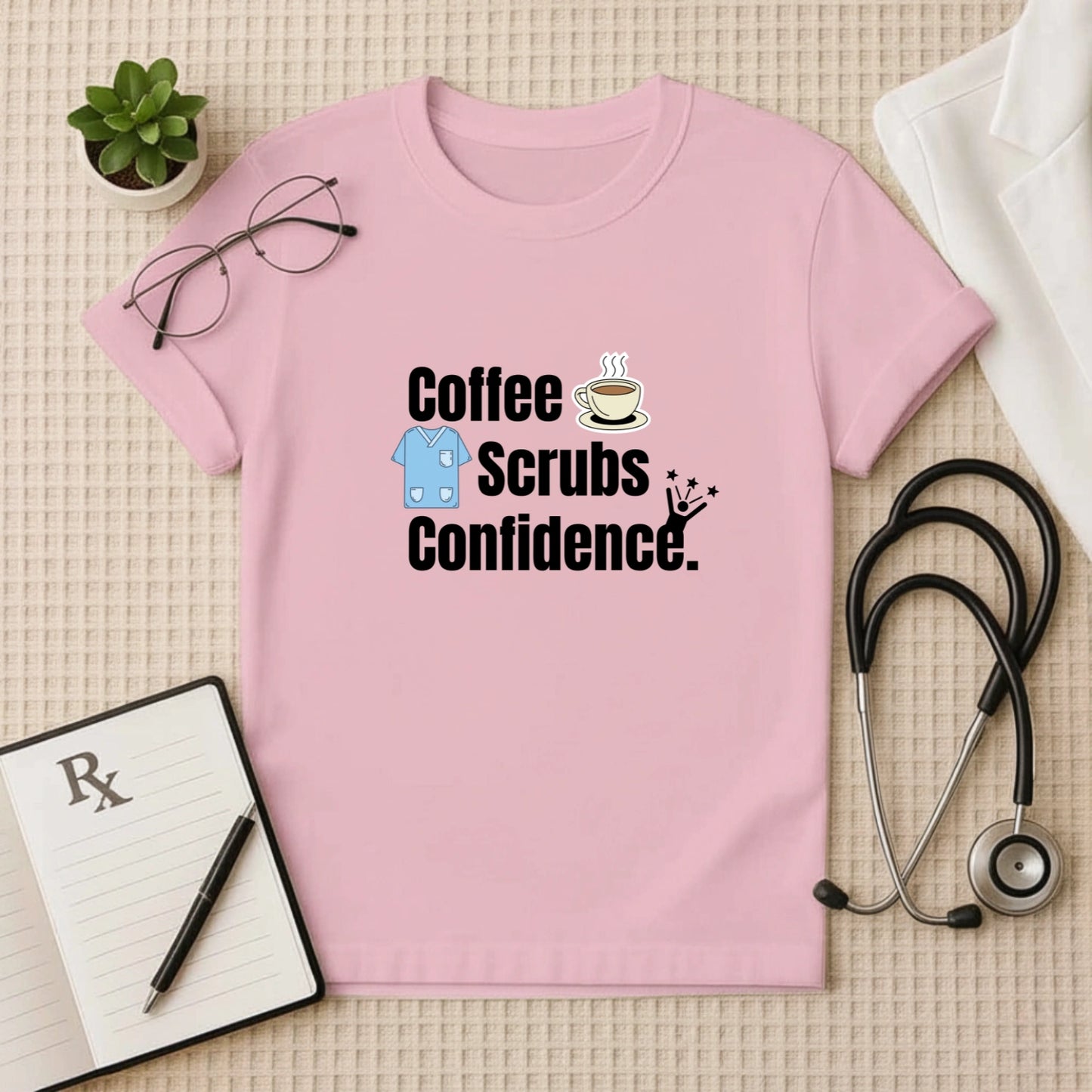 Coffee Scrubs Confidence: Doctor's Daily Essentials T-Shirt