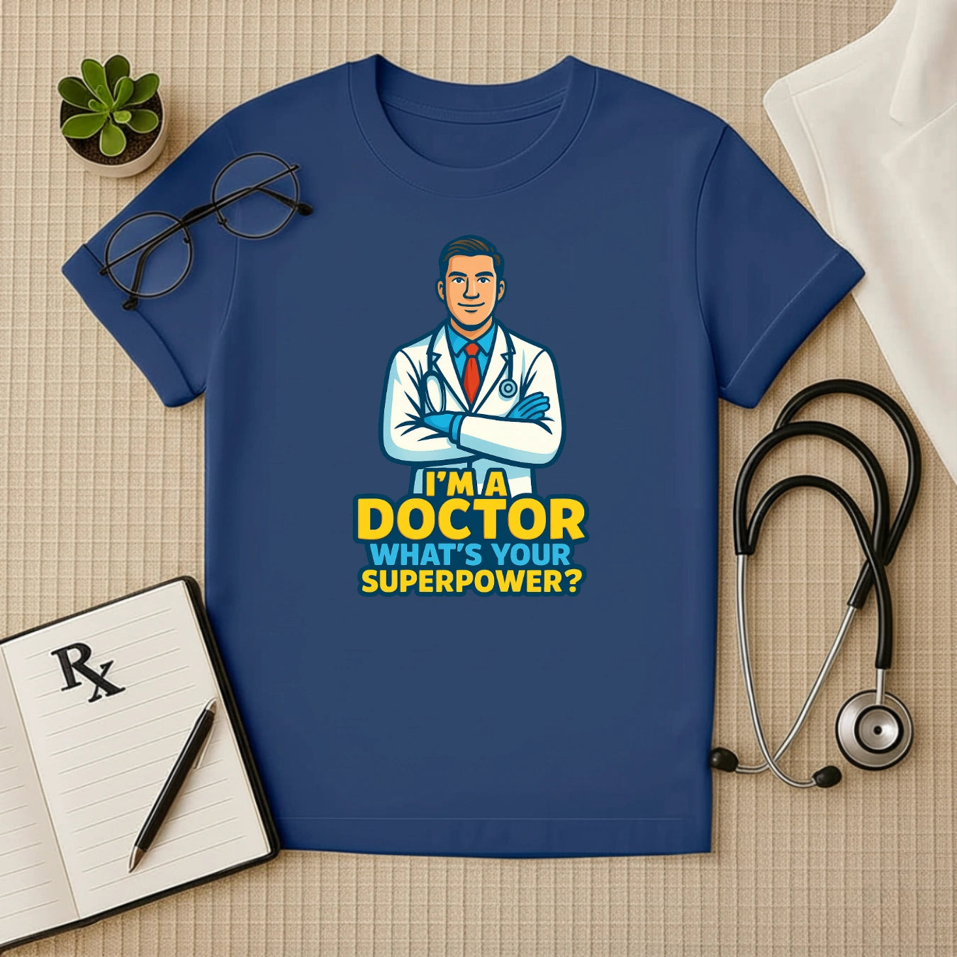 I Am a Doctor – Superpower Quote T-shirt for Medical Heroes