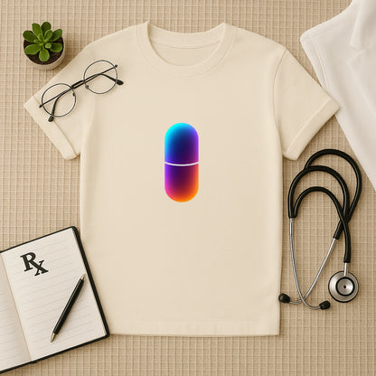 Gradient Digital Pill Doctor T-Shirt