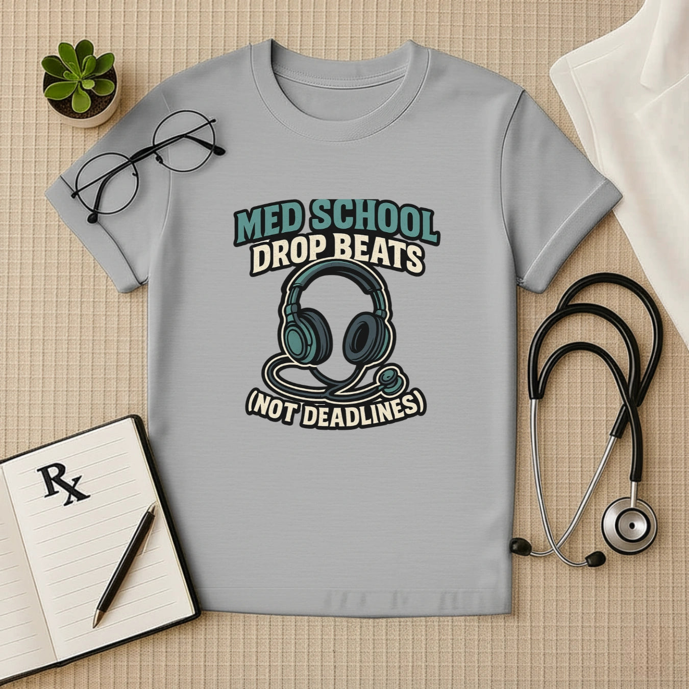 Med School Drop Beats (Not Deadlines) T-Shirt