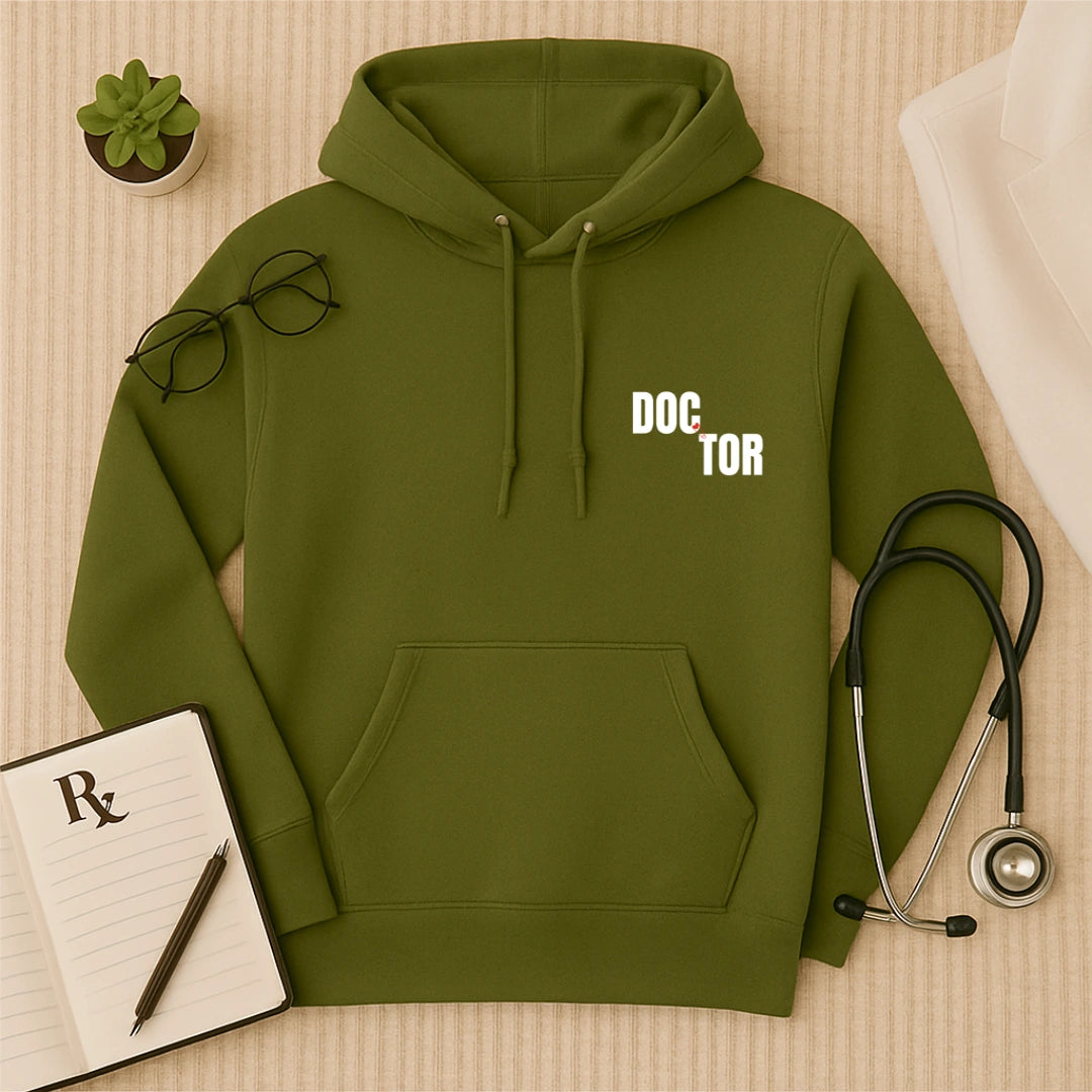Bold DOC TOR Hoodie for Medical Professionals