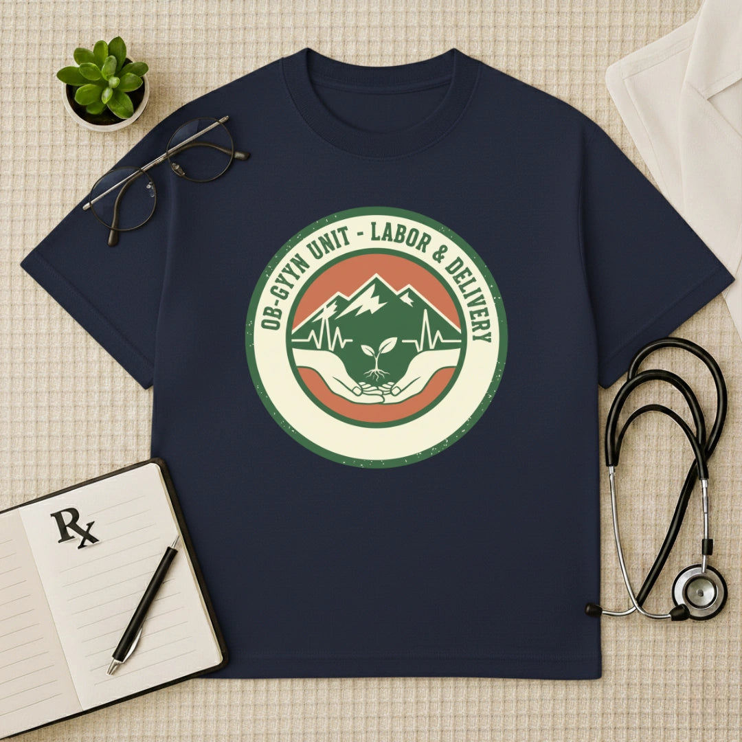 OB-GYN Labor & Delivery Unit Oversized T-Shirt