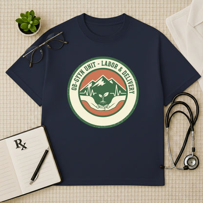 OB-GYN Labor & Delivery Unit Oversized T-Shirt