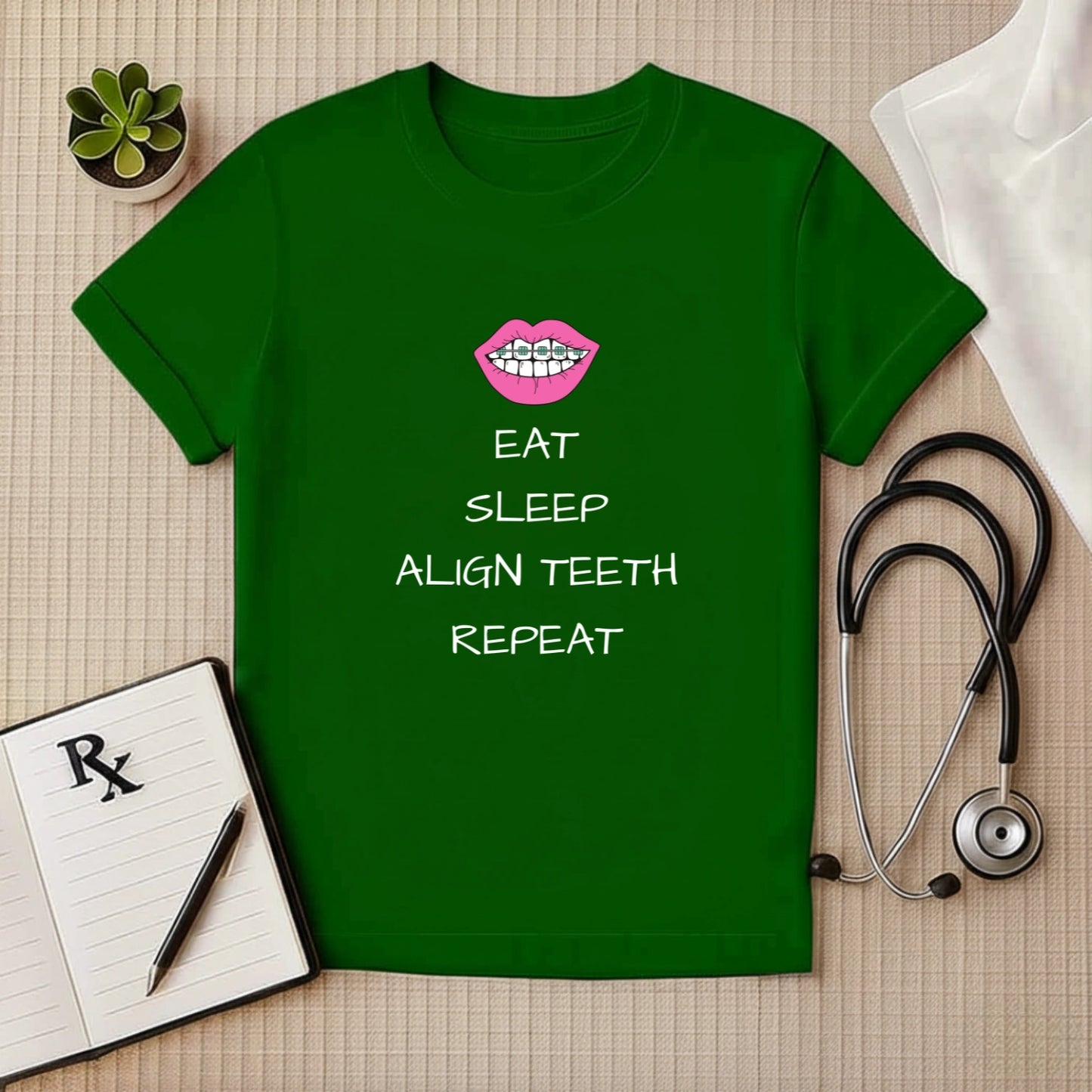 Eat Sleep Align Teeth Repeat T-Shirt