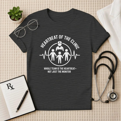Heartbeat of the Clinic T-Shirt | Unisex Tee for Healthcare Workers